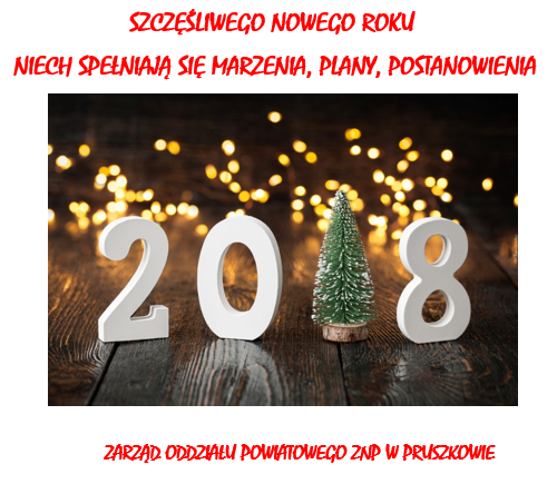 Szczliwego Nowego Roku - 2018!